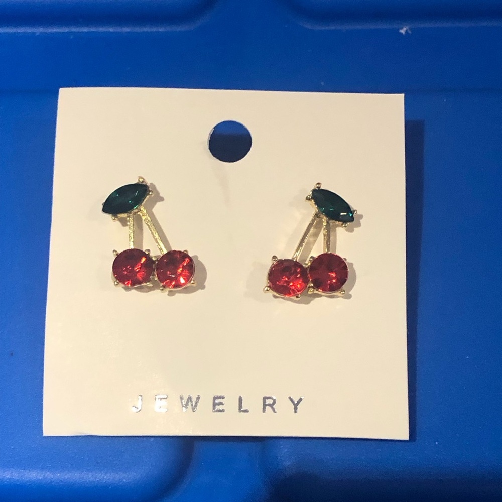 3/$20 Cherry Red Earrings